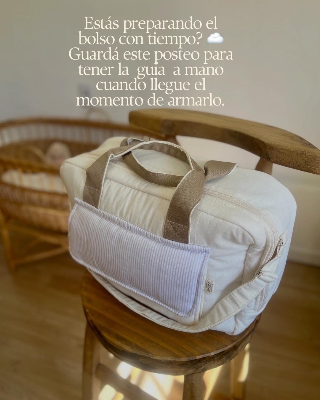 Bolso maternal preparado