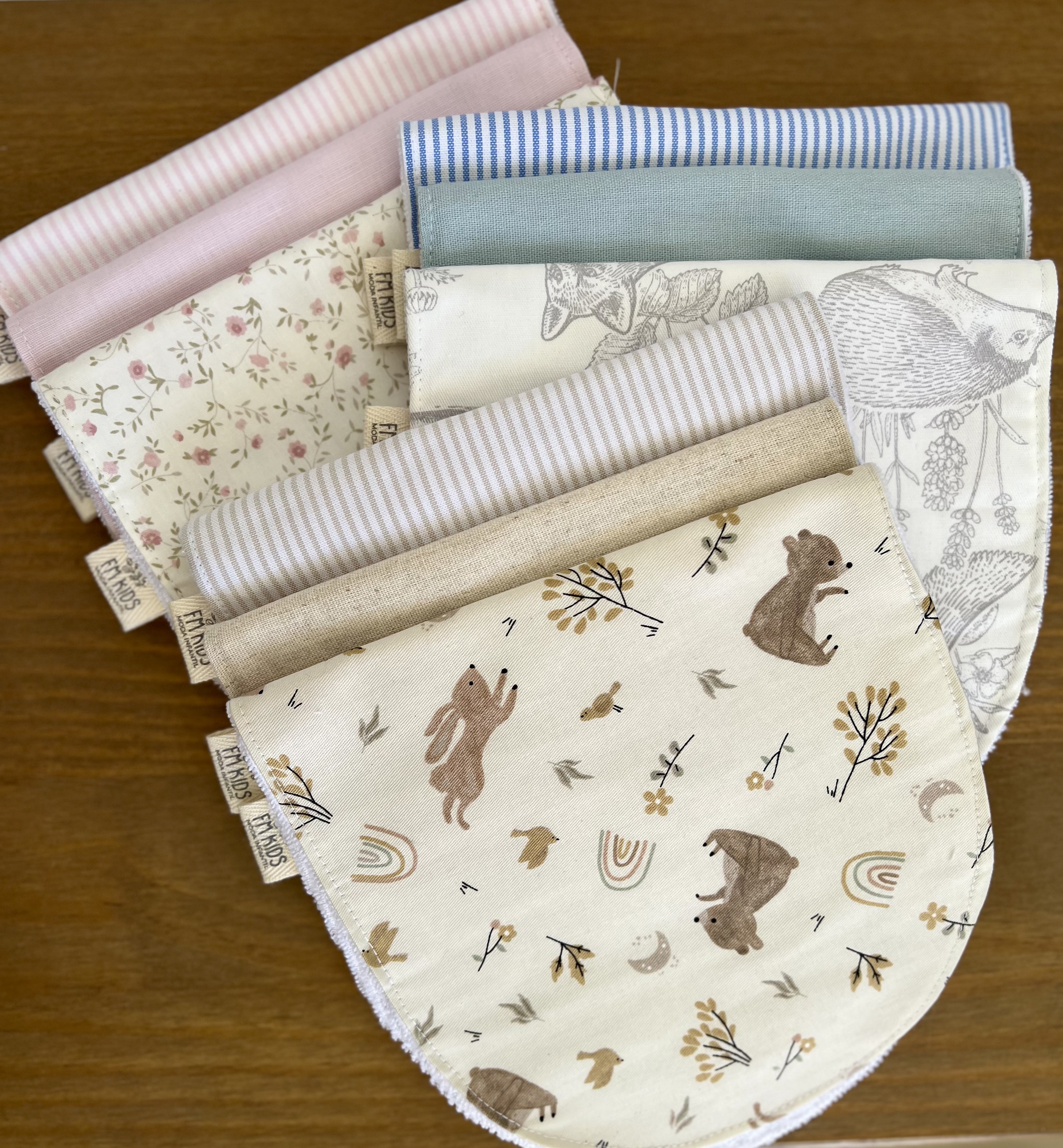 Pack Caricia de tres babitas con guarda de algodón